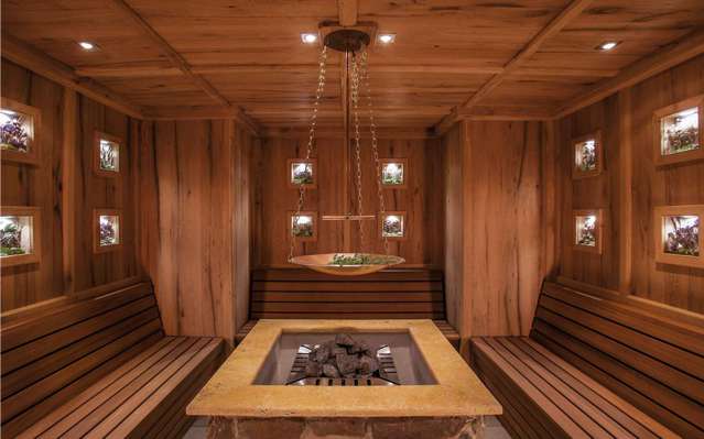 Puristische Sauna